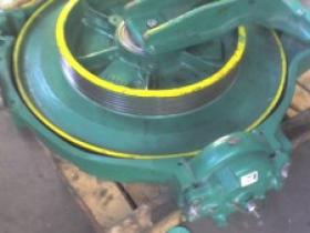 带Resolver旋转变压器的通力电梯主机更换轴承,图片罕见!