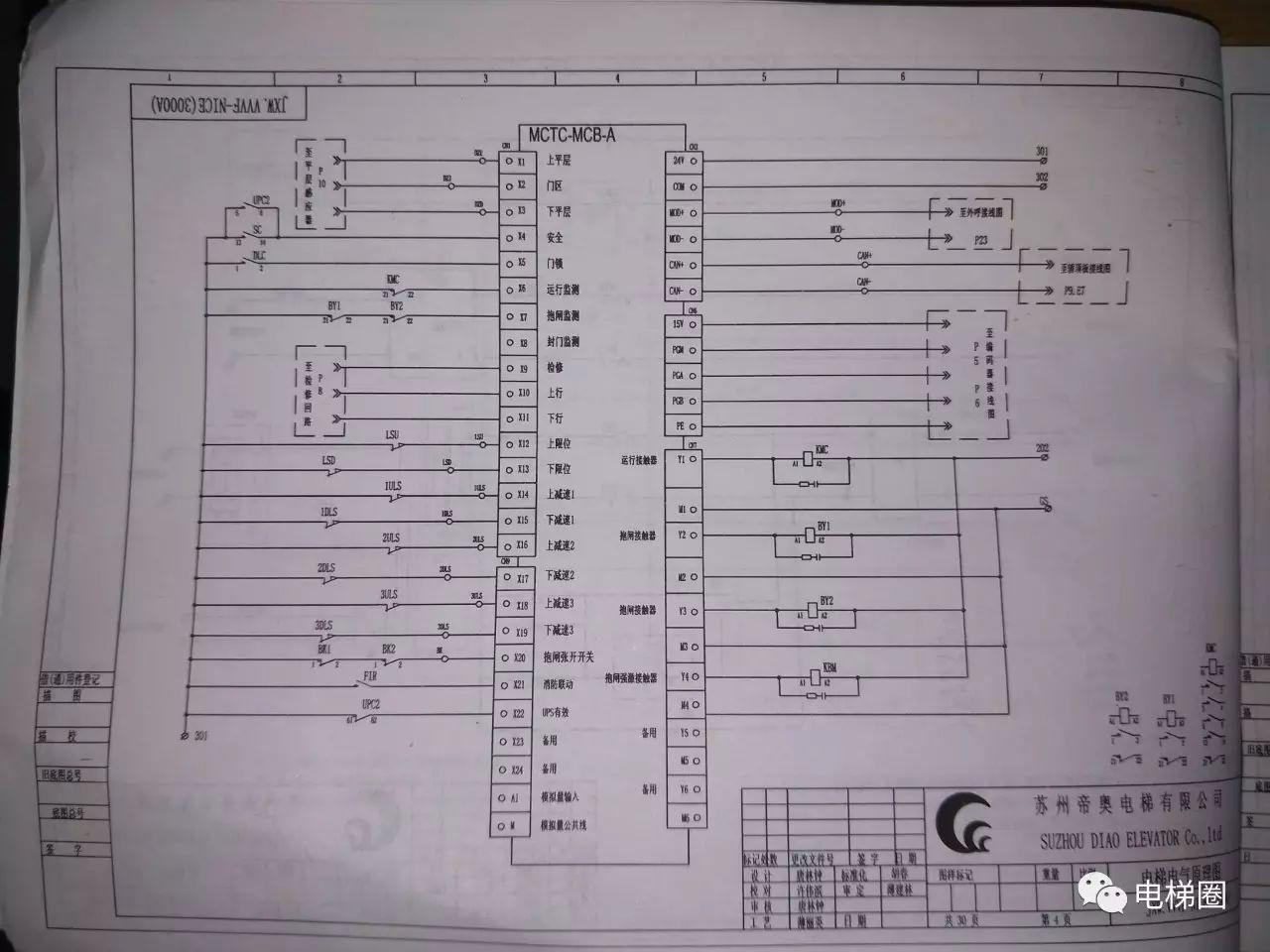 本图纸为苏州帝奥电梯jxw.vvvf-nice3000a电气原理图.