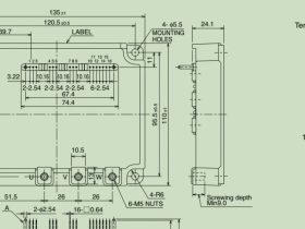 三菱驱动模块PM150RSE120内部结构