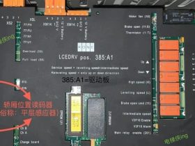 巨人通力电梯各电路板插件图解