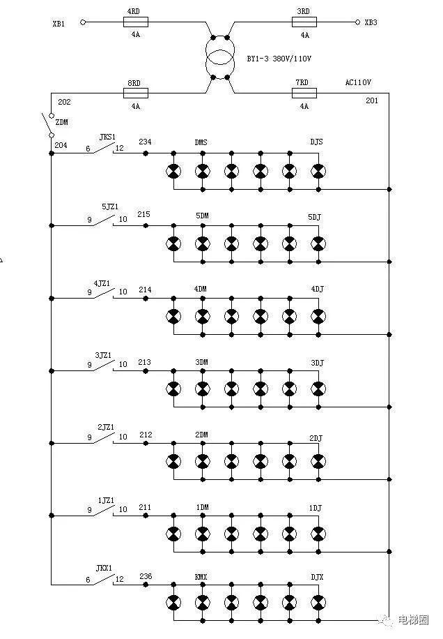 图文解说电梯电气原理小知识