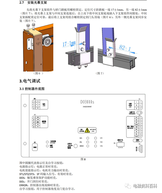 奥的斯DO3000S门机调试说明