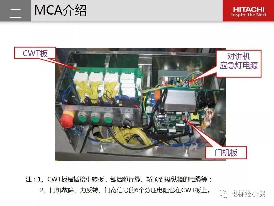日立电梯MCA维保培训（图文讲解）