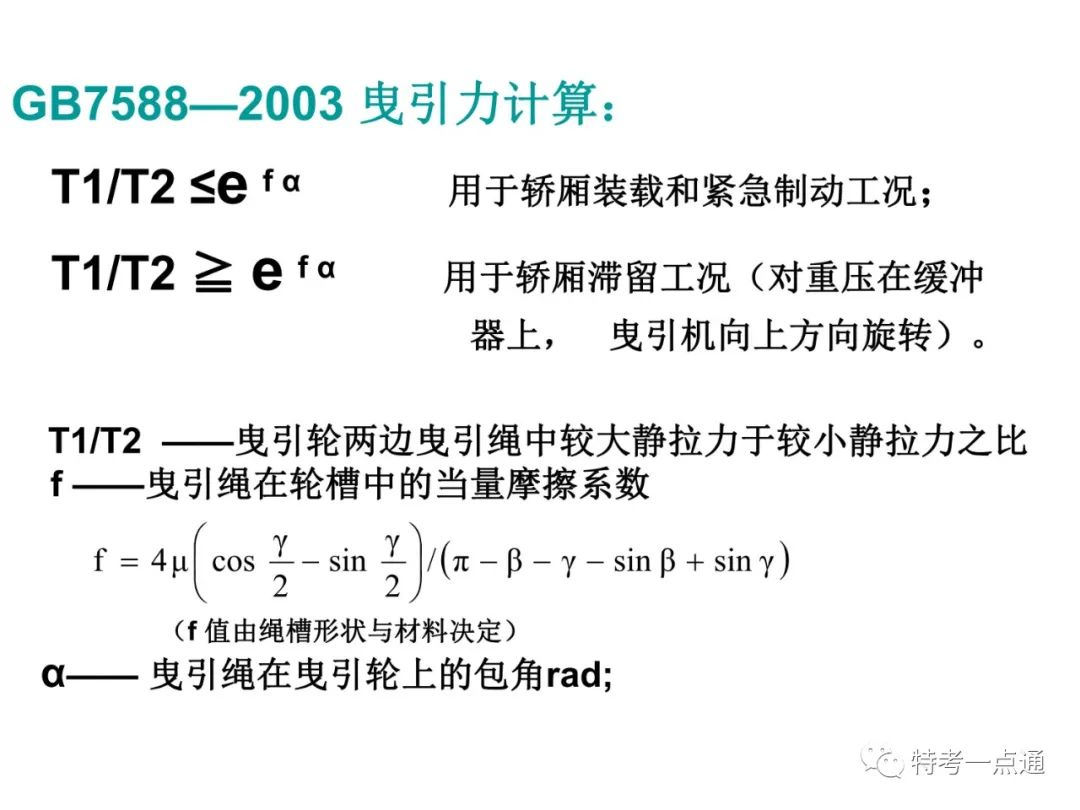 电梯检验师培训常用计算讲解(附下载) 电梯检验师培训常用计算讲解(附下载)