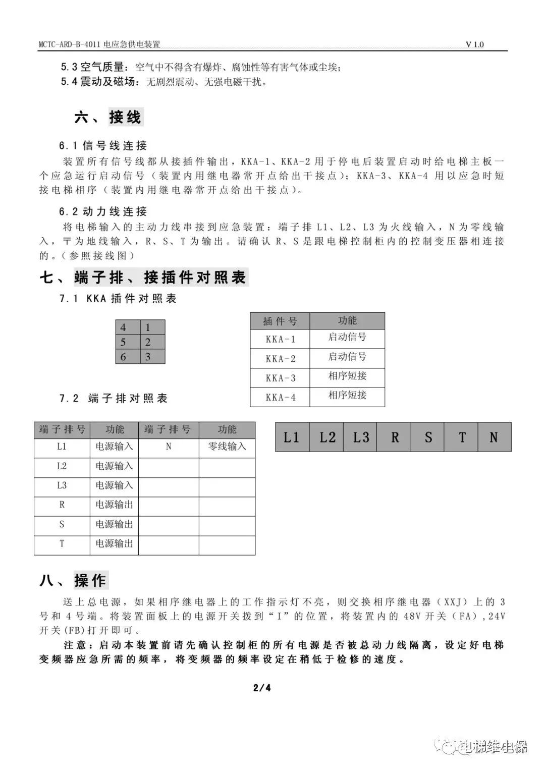 默纳克停电平层说明(MCTC-ARD-B) 默纳克停电平层说明(MCTC-ARD-B)