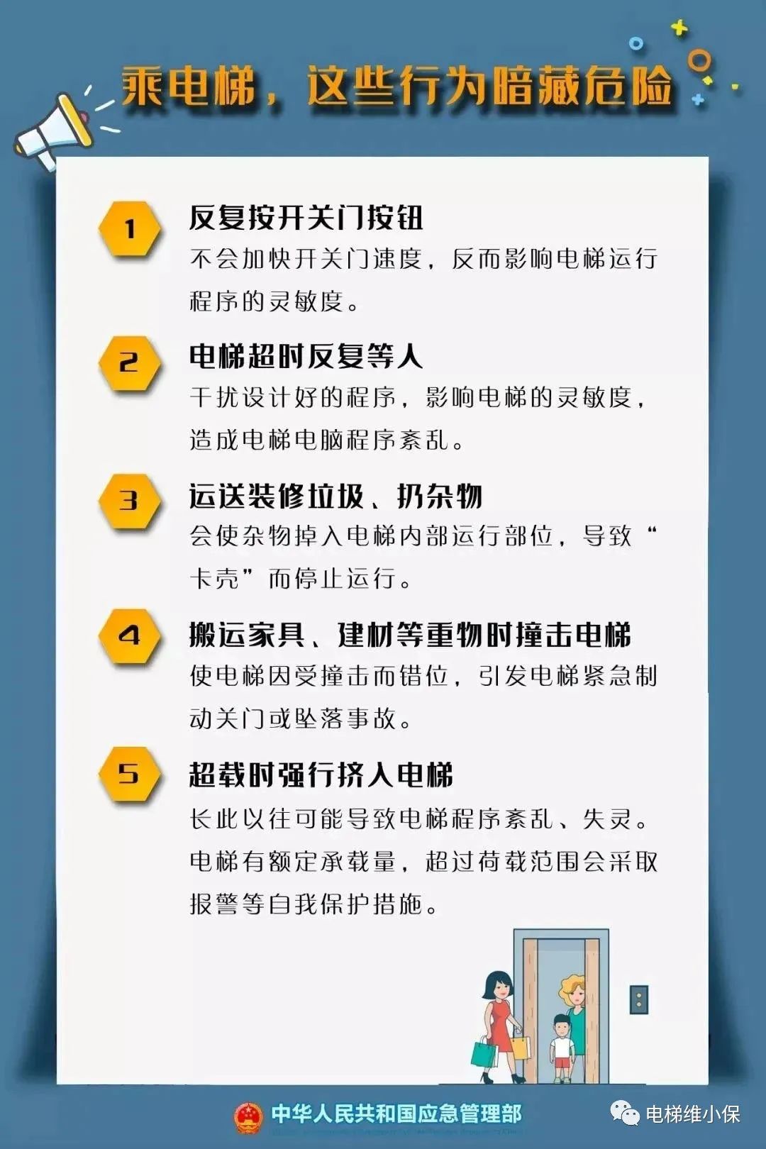 被困电梯盲目救援=谋杀！快转发给身边人看！