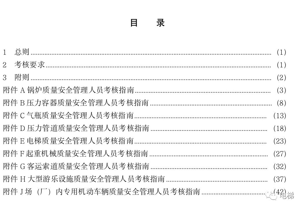 电梯生产单位和使用单位安全总监和安全员考核指南来了！（征求意见稿）
