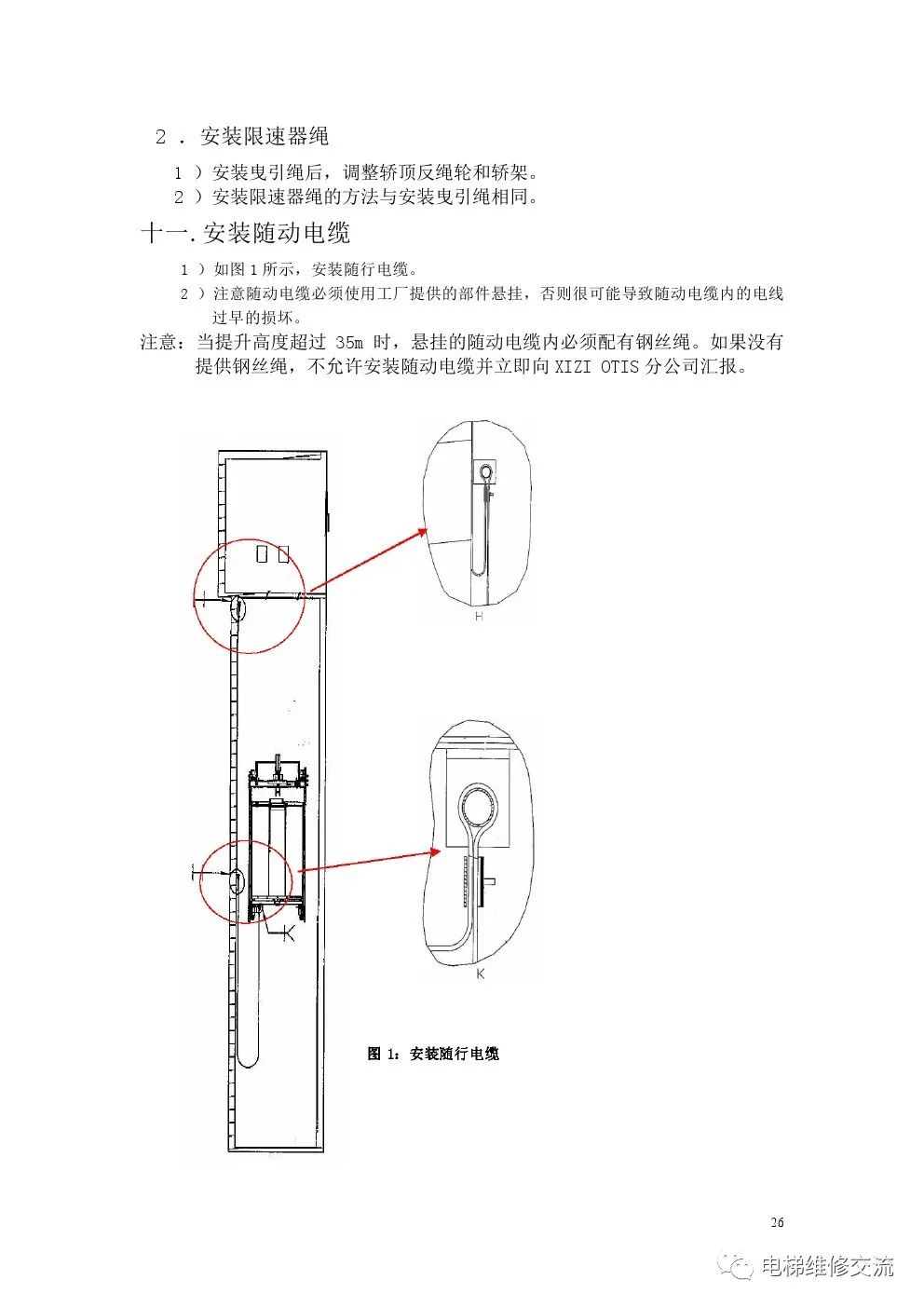 奥的斯300VF系列无脚手架安装工艺