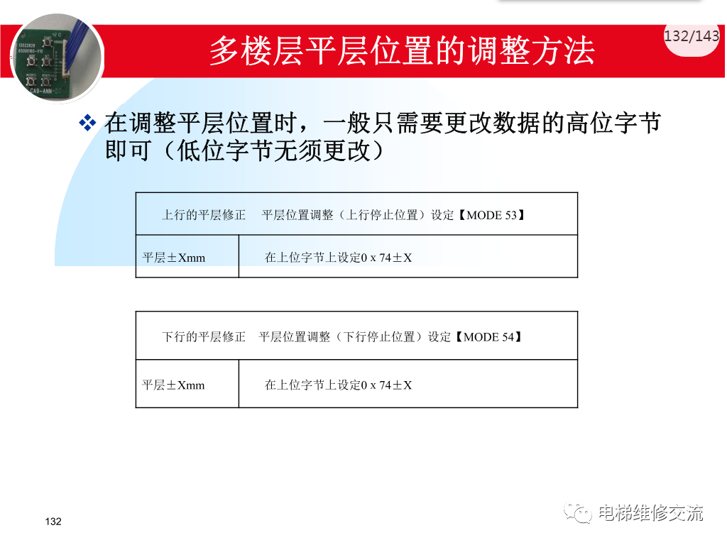 日立电梯MCA调试培训