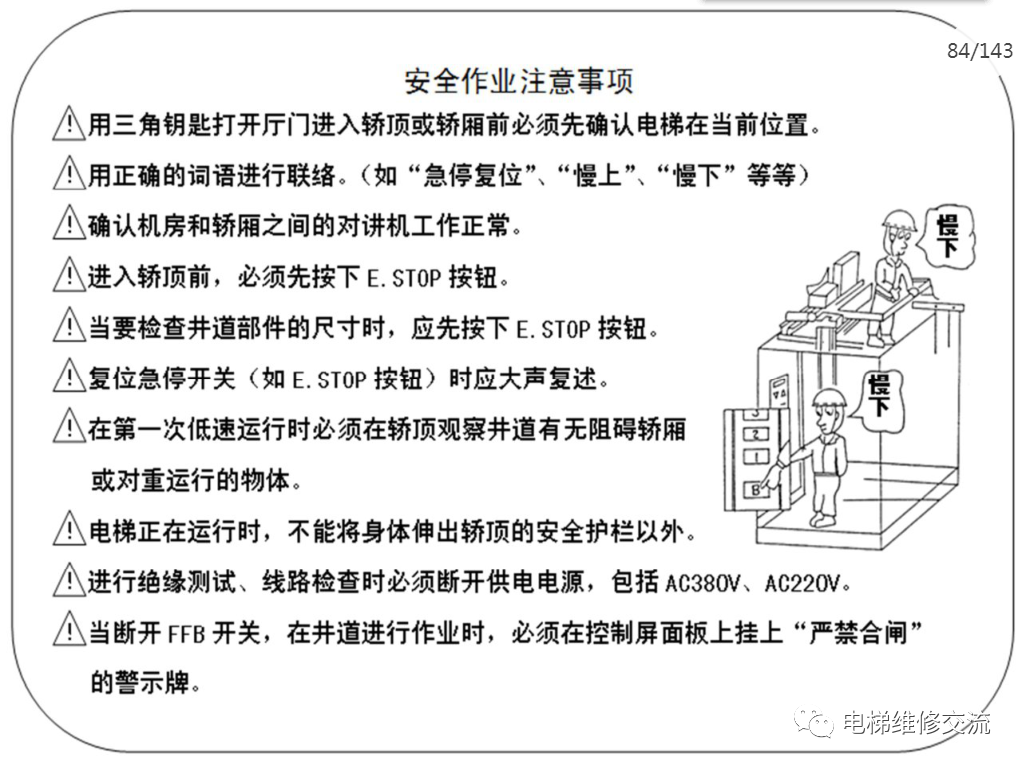 日立电梯MCA调试培训