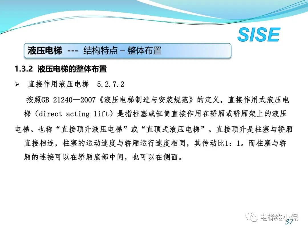 【检验师培训】液压电梯结构原理与检验