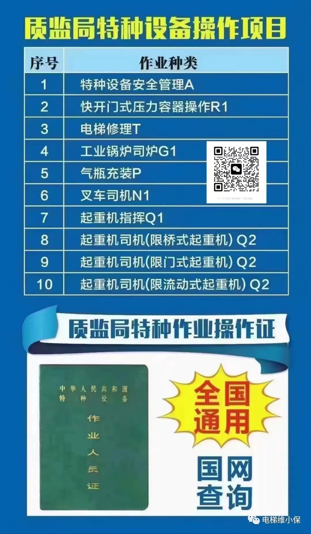 2023年特种设备作业人员最新考试计划! 2023年特种设备作业人员最新考试计划!