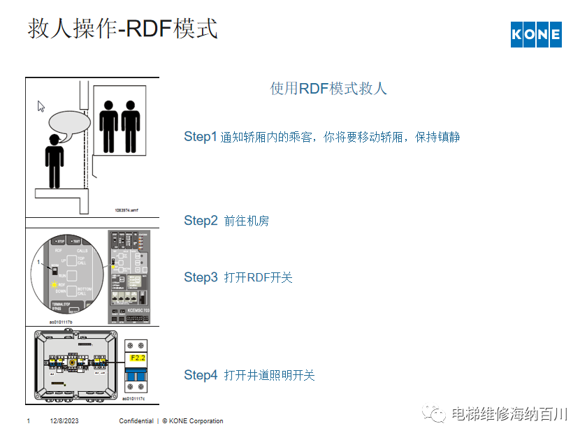 通力KCE系统 维保操作培训