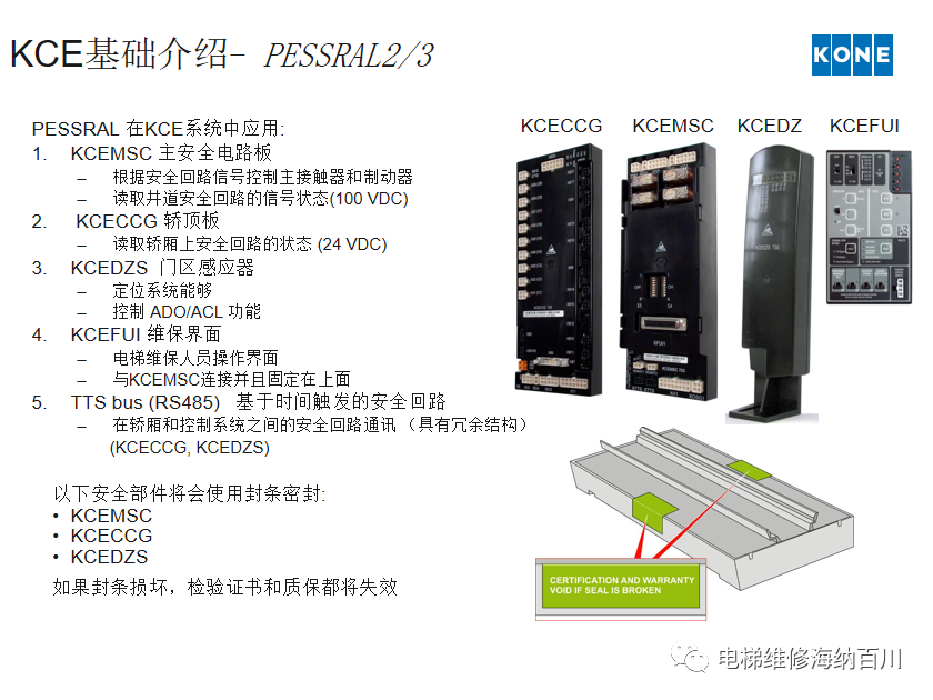 通力KCE系统 维保操作培训