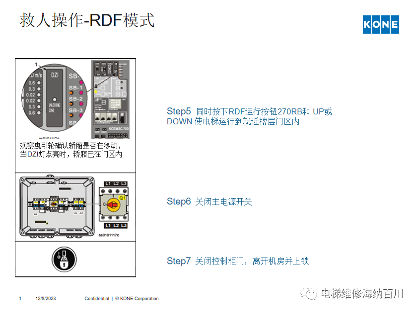 通力KCE系统 维保操作培训