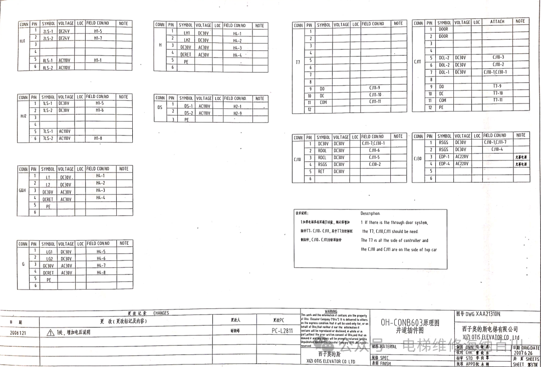 西子奥的斯OH-CONB603电气原理图-图片2
