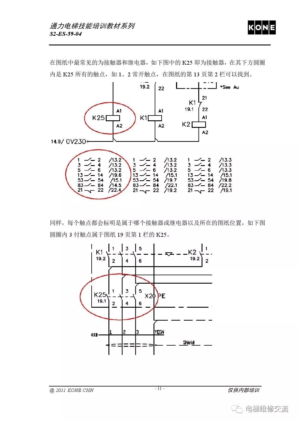 通力扶梯基础电气知识培训