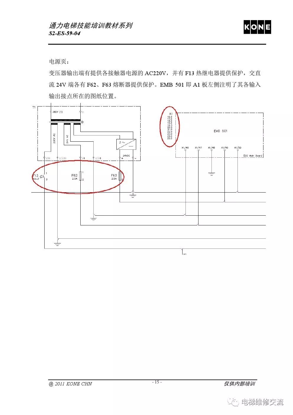 通力扶梯基础电气知识培训