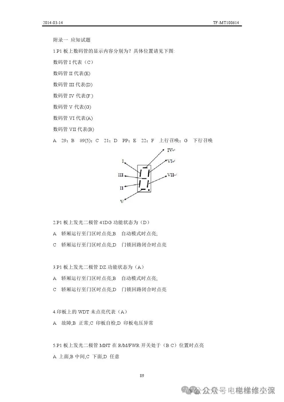 三菱电梯故障状态判别 三菱电梯故障状态判别
