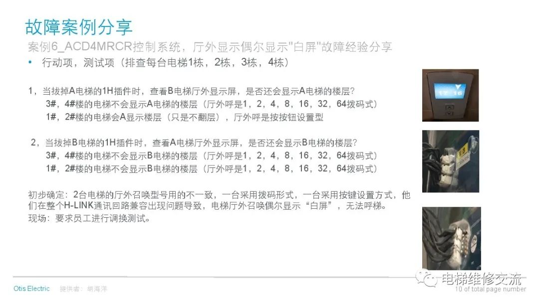 奥的斯电梯ROLE故障经验分享培训