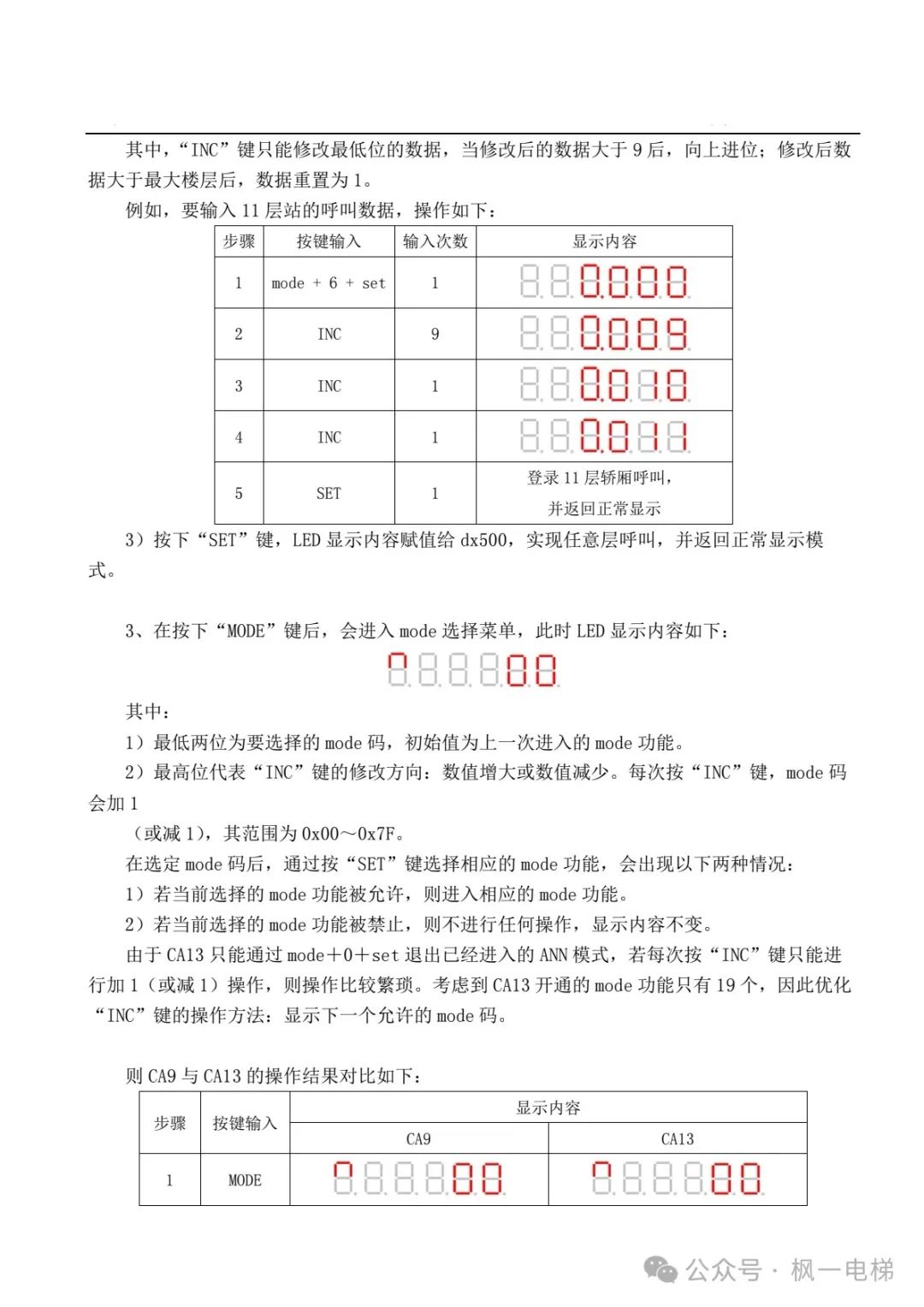 日立CA13小键盘使用说明