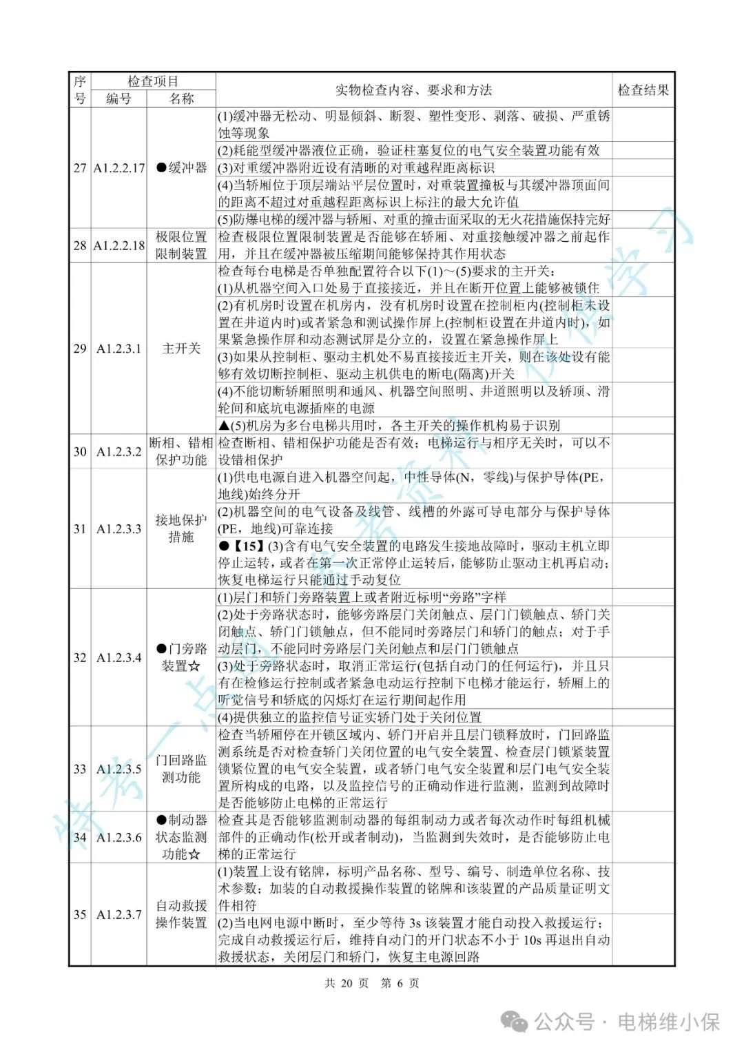 【新检规】电梯施工自检报告-曳引防爆（附下载）