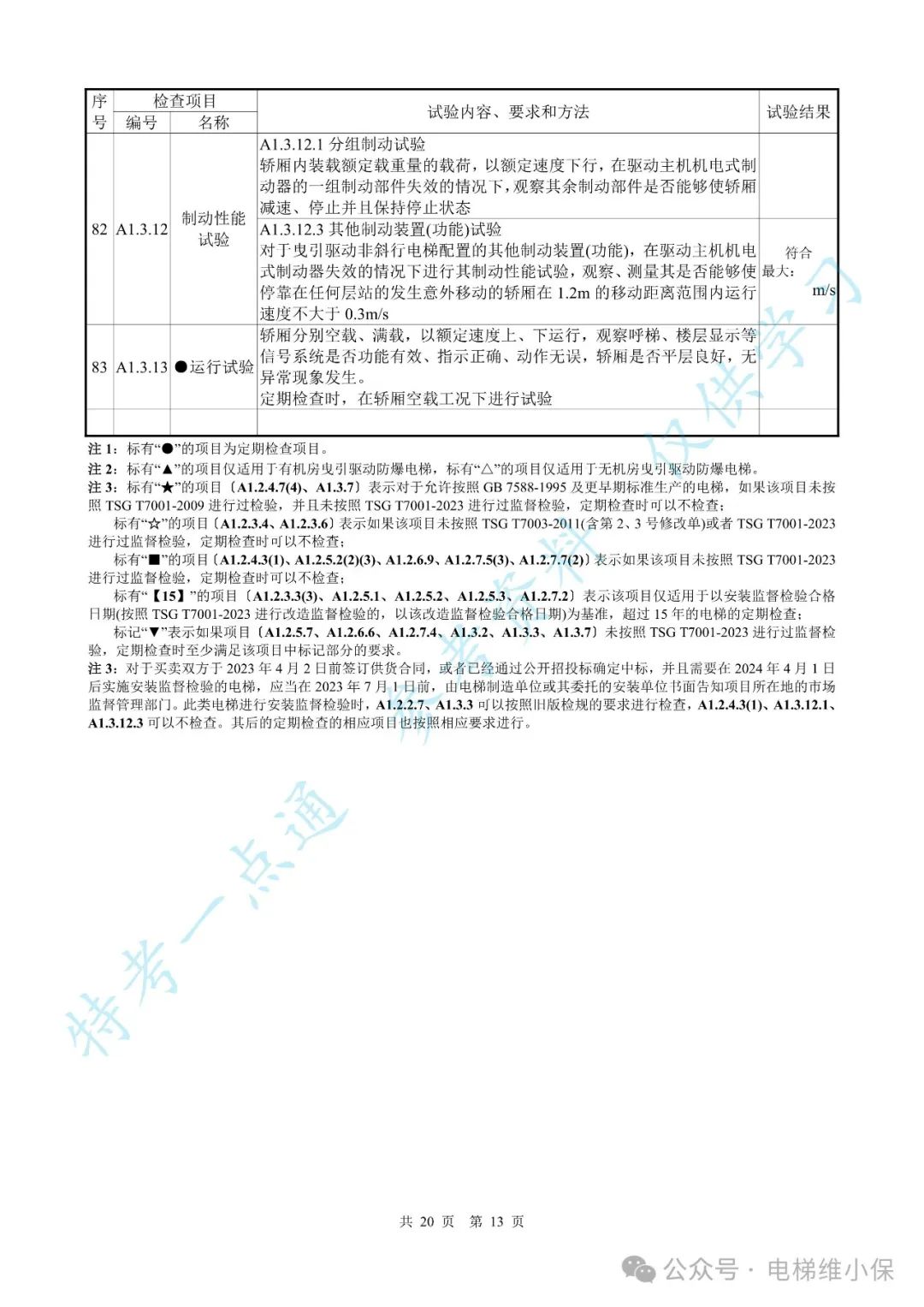 【新检规】电梯施工自检报告-曳引防爆（附下载）