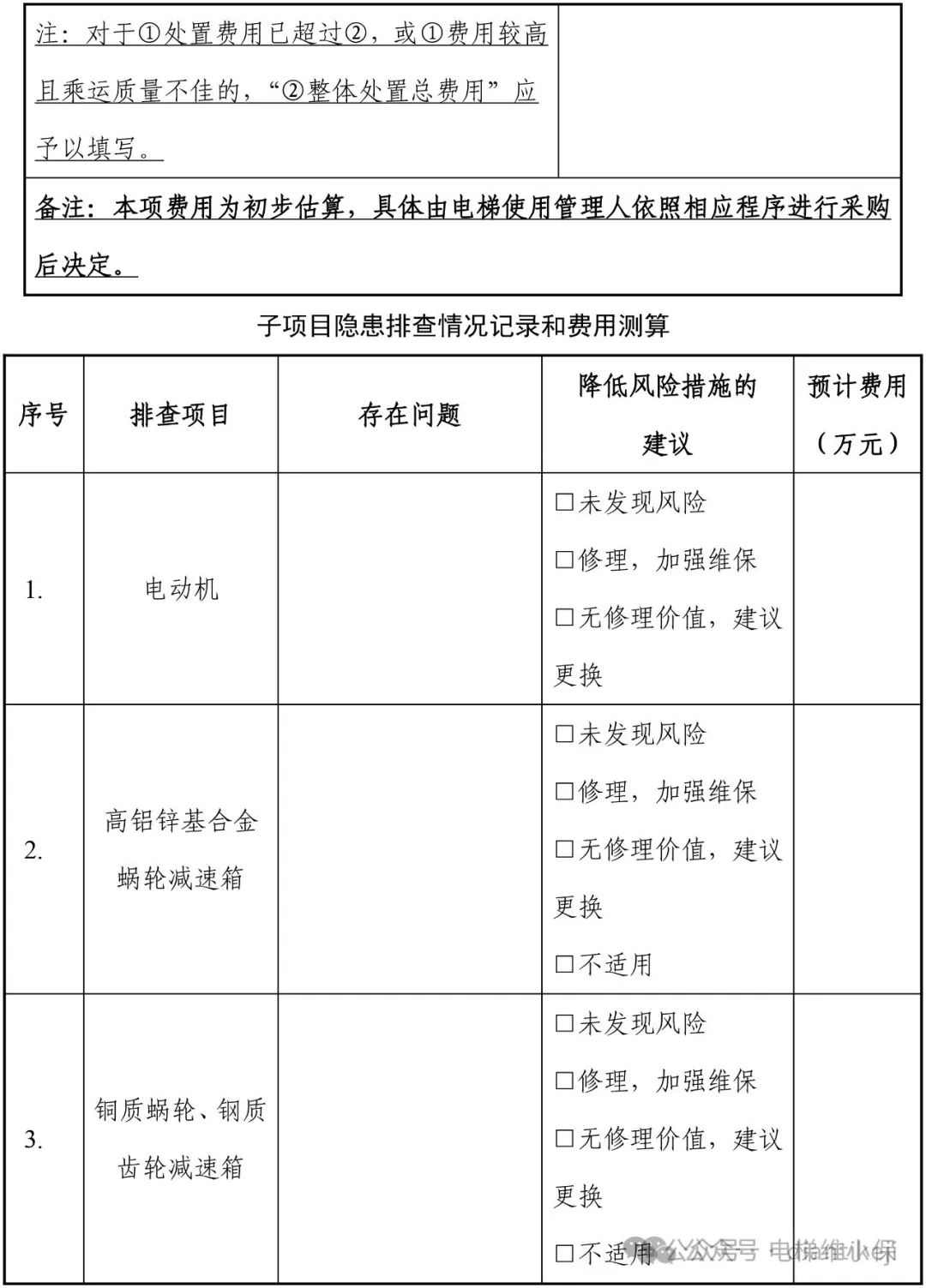 老旧电梯大规模检查：8月28日前维保单位对电梯重要部件判断是否达到报废技术条件