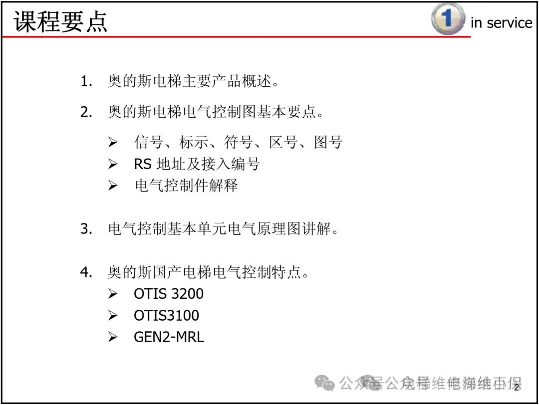 奥的斯电气图纸识读方法