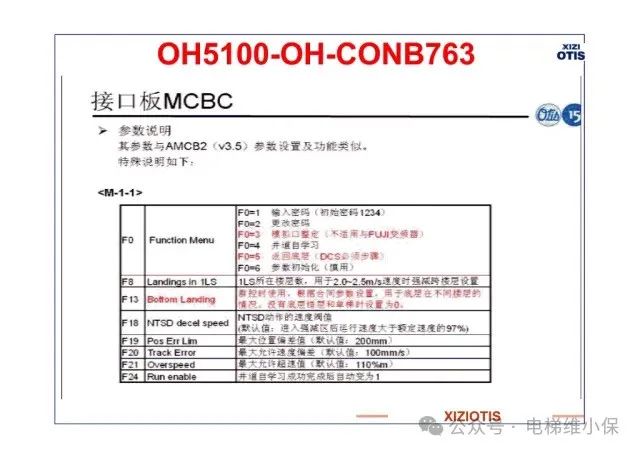 西子奥的斯电梯典型问题培训
