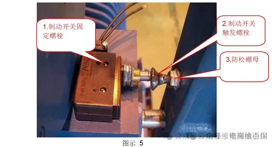 奥的斯BOMCO II 主机抱闸及检测开关调整-图片3