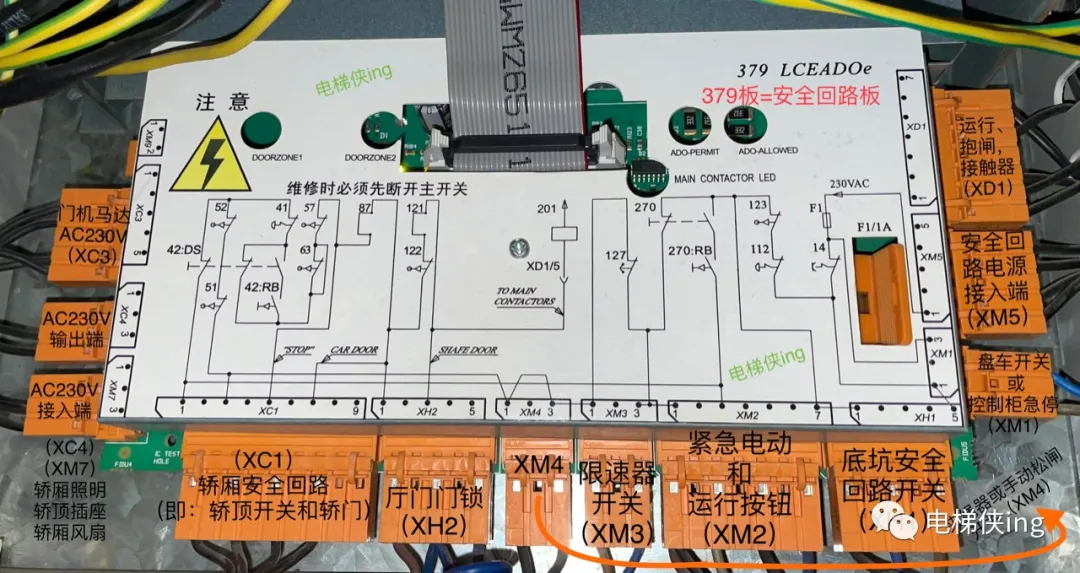 巨人通力电梯各电路板插件图解 巨人通力电梯各电路板插件图解