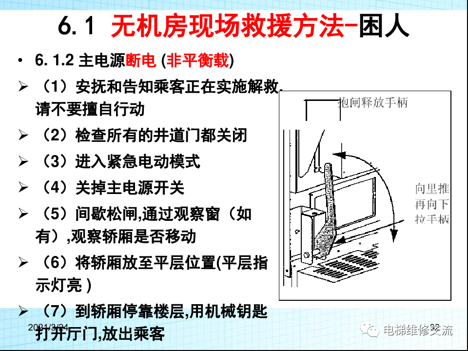 电梯应急救援培训