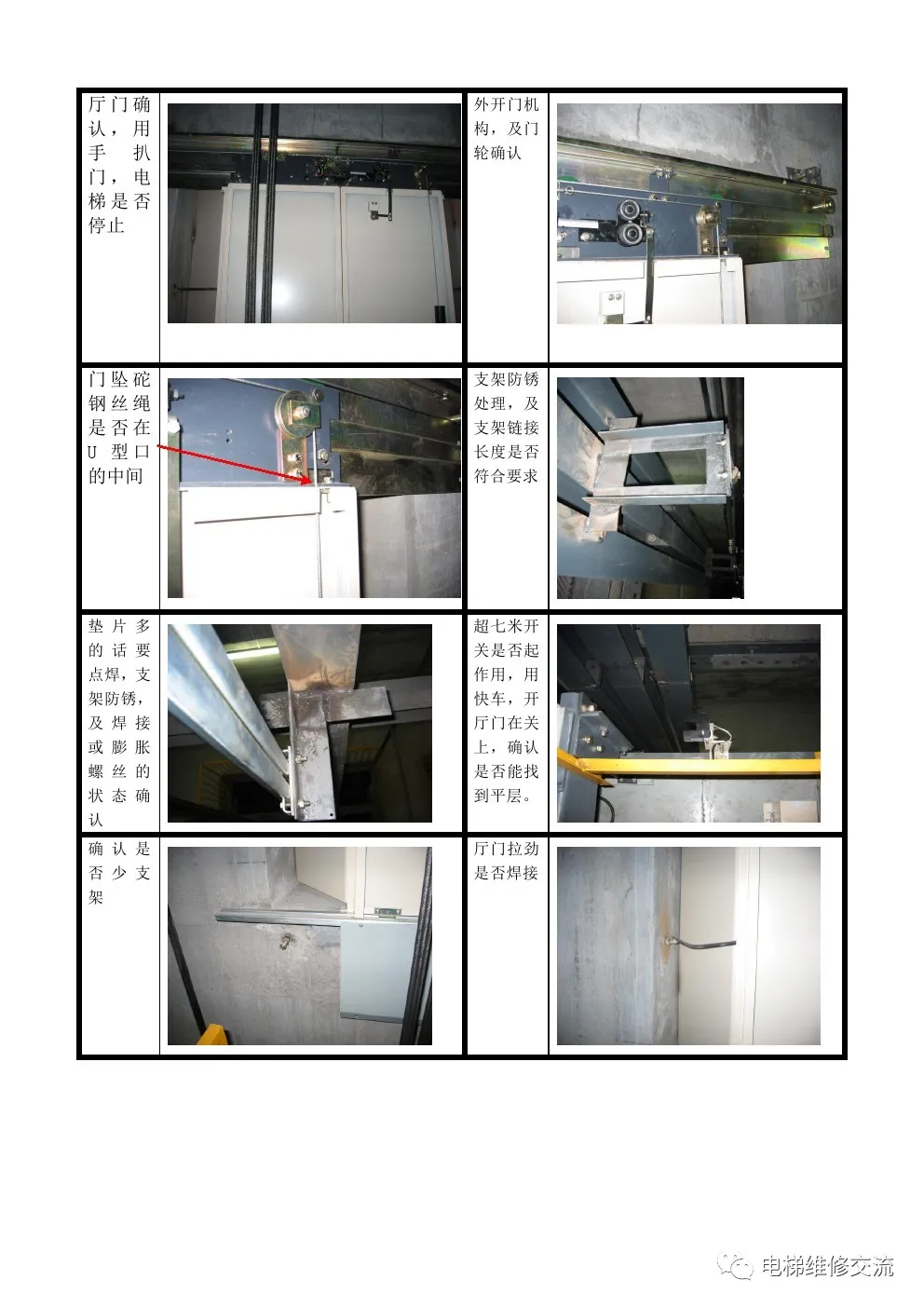 东芝CV330A电梯安装现场检查图解