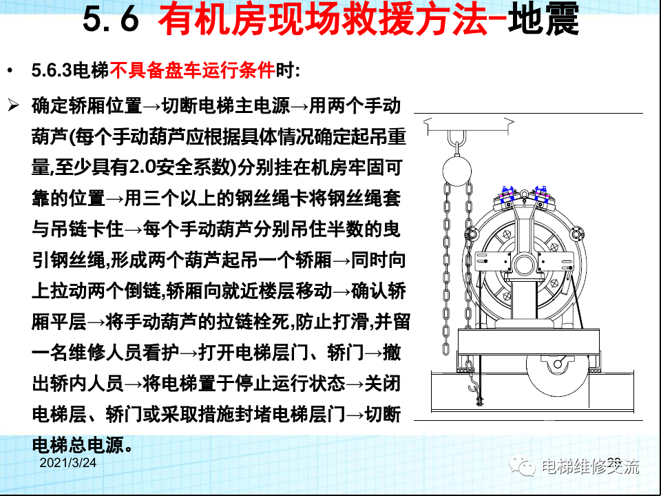 电梯应急救援培训