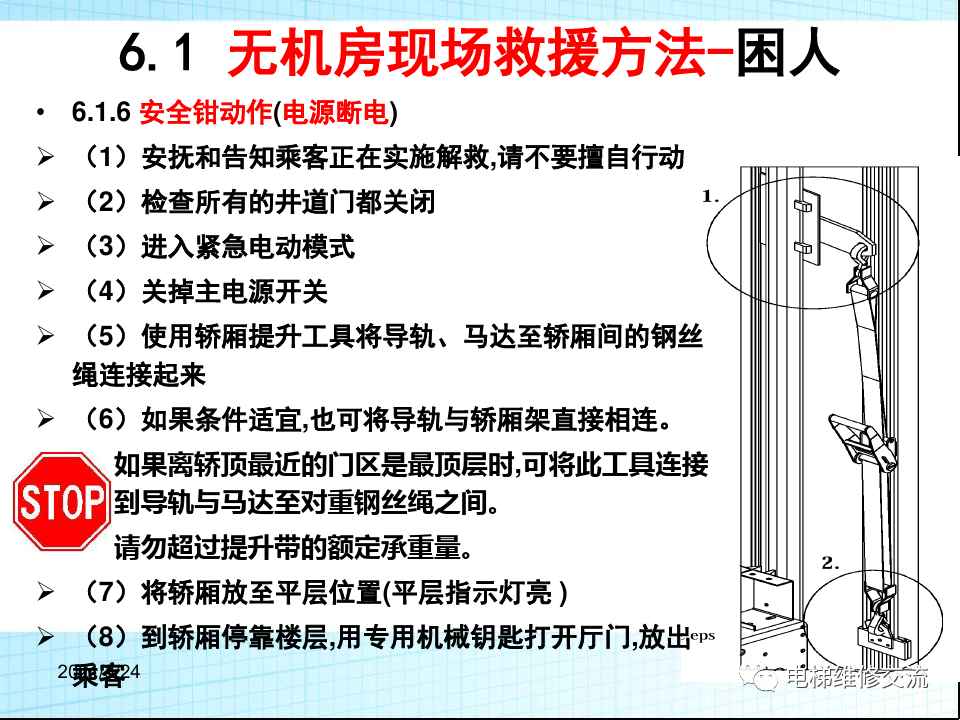 电梯应急救援培训