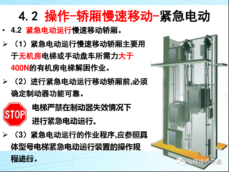 电梯应急救援培训