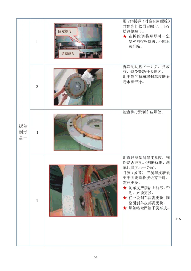 日立电梯制动器抱闸解体培训