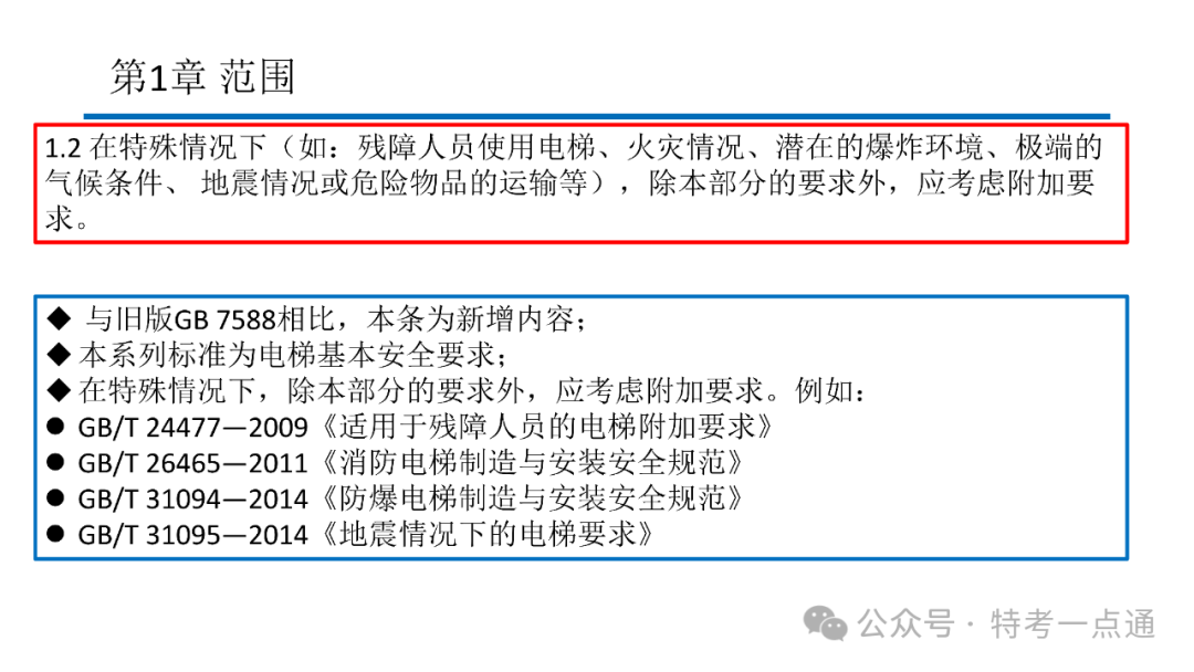 【电梯员课件】7588.1-2020 《电梯制造与安装安全规范》 内容解读