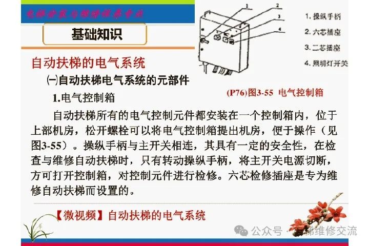 自动扶梯电气系统的维修培训-图片5