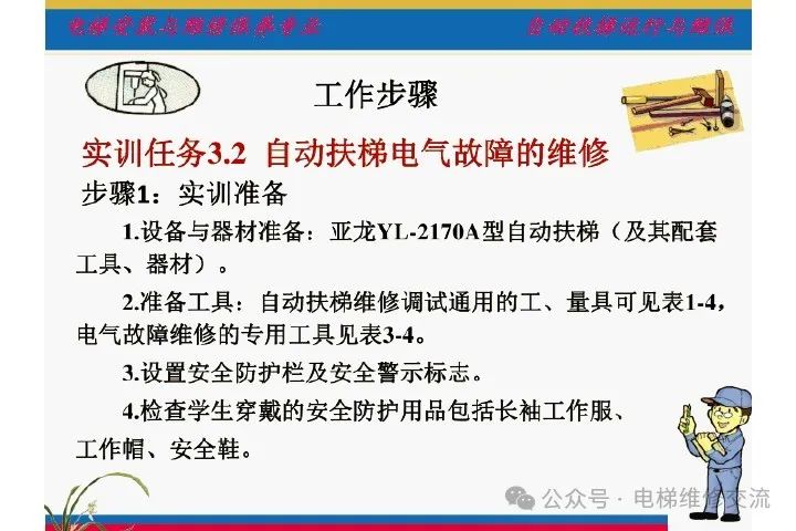 自动扶梯电气系统的维修培训-图片39