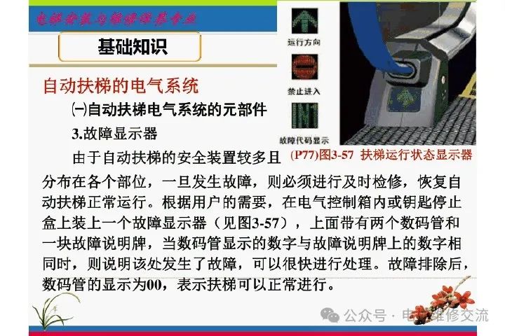 自动扶梯电气系统的维修培训-图片7
