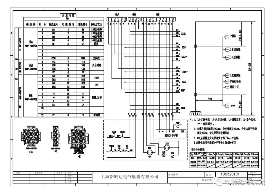 新时达AS380电梯电气原理图