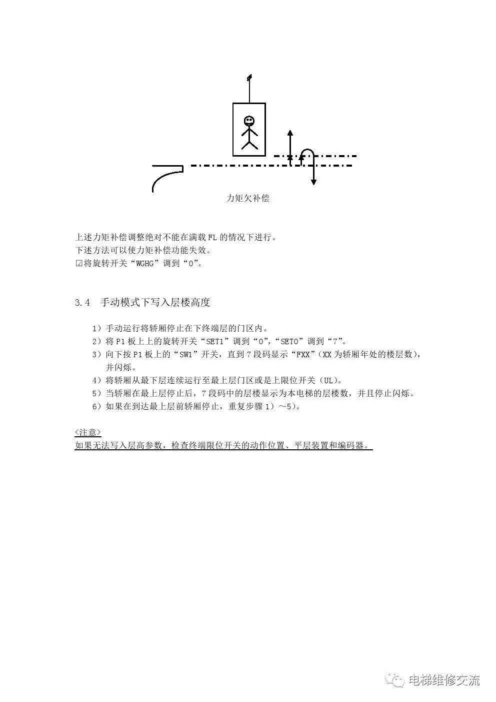 三菱LEHY-2电梯电气调试说明