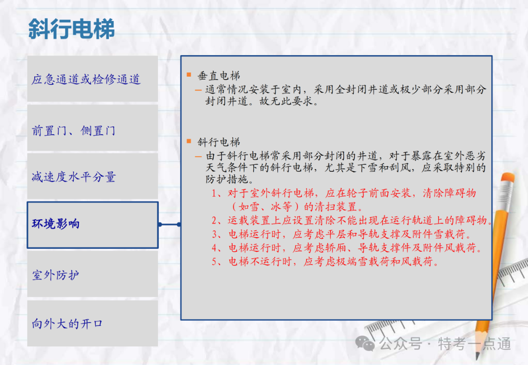 【电梯员课件】斜行电梯、可变速电梯、螺旋自动扶梯介绍