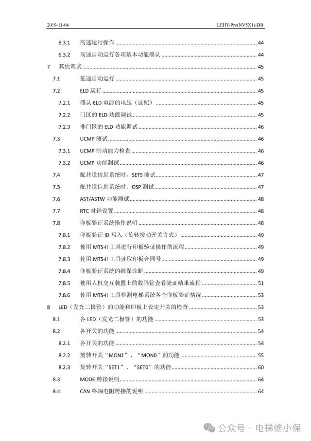 三菱LEHY-Pro电梯调试资料