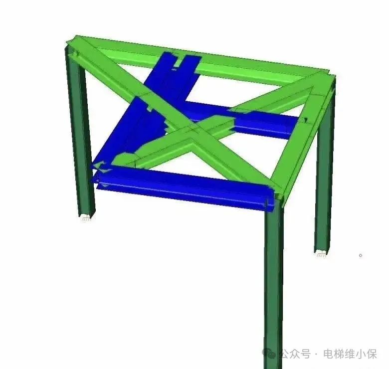 底坑悬空的加装电梯